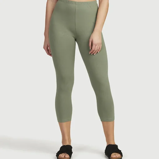 JEANS Leggingsit>Caprileggingsit 2-pakkaus khaki/musta