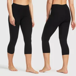 JEANS Leggingsit>Caprileggingsit 2-pakkaus musta/musta