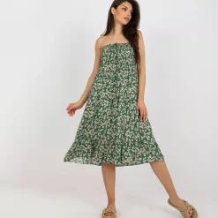 JEANS Midimekot>C&C Julia 2-way kuvioitu mekko vihreä