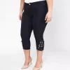 JEANS Shortsit Ja Caprit | Plus!>Cherry Berry Reze caprihousut musta