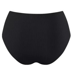 JEANS Uima-asut>Chlamys Varia High Waist Ribbed bikinihousut musta