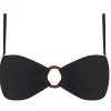JEANS Uima-asut>Chlamys Varia Ribbed Bandeau Bikiniliivi musta