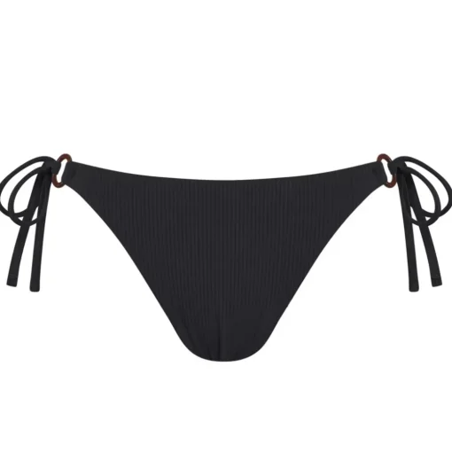 JEANS Uima-asut>Chlamys Varia Ribbed bikinihousut musta