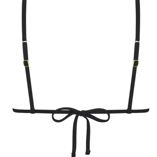 JEANS Uima-asut>Chlamys Varia Ribbed Triangle bikiniliivit musta