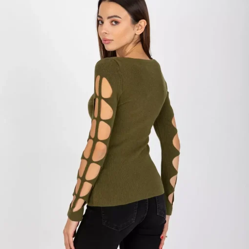 JEANS Pitkähihaiset Paidat>Coco Angelo Gizi neulospaita khaki