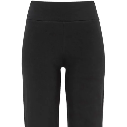 JEANS Housut>Comfort housut korkealla vyötäröllä musta