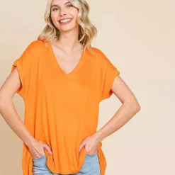 JEANS Lyhythihaiset Paidat Ja Topit>Culture Code Adrianna t-paita new sunkist