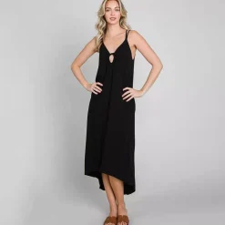 JEANS Maksimekot>Culture Code Andreea trikoomekko musta