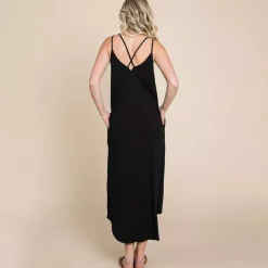 JEANS Maksimekot></noscript>Culture Code Andreea trikoomekko musta