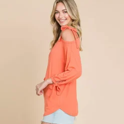 JEANS Pitkähihaiset Paidat>Culture Code Brienne trikoopaita living coral