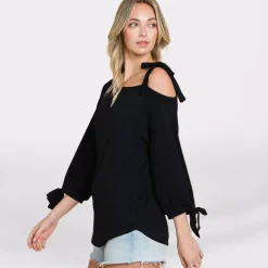 JEANS Lyhythihaiset Paidat Ja Topit | Neuleet>Culture Code Brienne trikoopaita musta