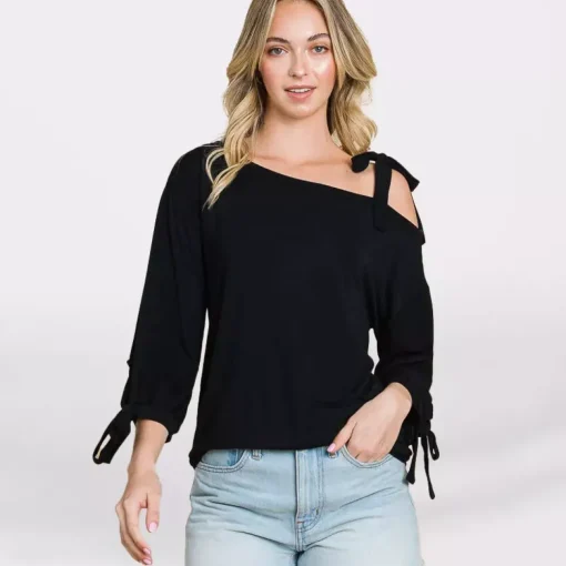 JEANS Lyhythihaiset Paidat Ja Topit | Neuleet>Culture Code Brienne trikoopaita musta