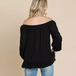 JEANS Pitkähihaiset Paidat></noscript>Culture Code Candice paita musta