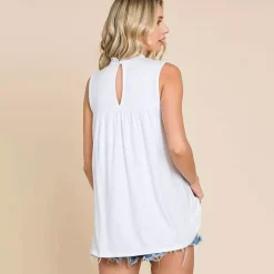 JEANS Lyhythihaiset Paidat Ja Topit></noscript>Culture Code Cayle toppi soft white