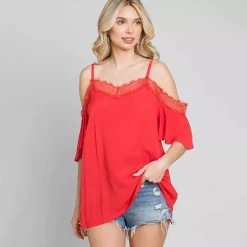 JEANS Lyhythihaiset Paidat Ja Topit>Culture Code Ember toppi apple red