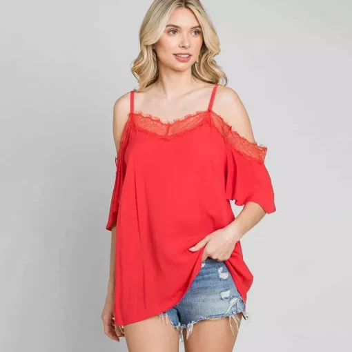 JEANS Lyhythihaiset Paidat Ja Topit>Culture Code Ember toppi apple red