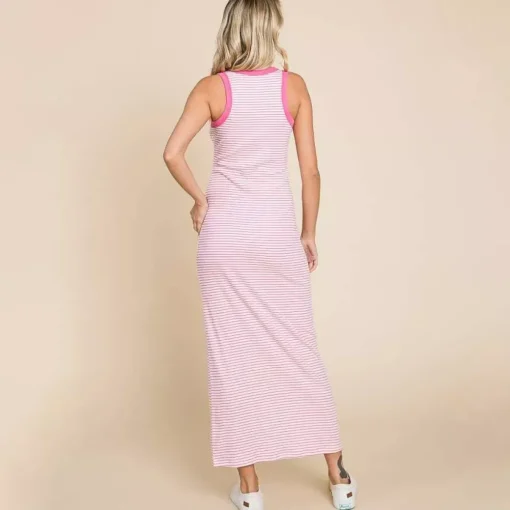 JEANS Maksimekot>Culture Code Fae ribbimekko flamingo pink