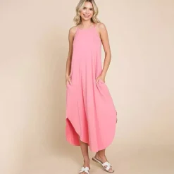 JEANS Maksimekot>Culture Code Itzel trikoomekko rose