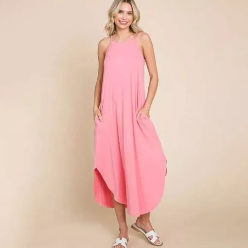 JEANS Maksimekot>Culture Code Itzel trikoomekko rose