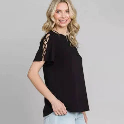 JEANS Lyhythihaiset Paidat Ja Topit>Culture Code Jena t-paita musta