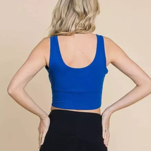 JEANS Lyhythihaiset Paidat Ja Topit>Culture Code Kinsley ribbitoppi royal