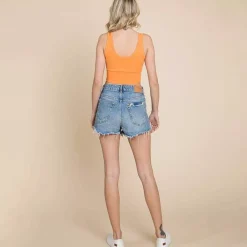 JEANS Lyhythihaiset Paidat Ja Topit></noscript>Culture Code Kinsley ribbitoppi mango jam