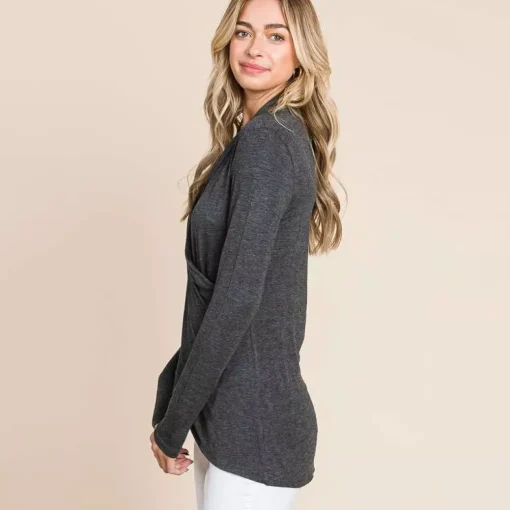 JEANS Pitkähihaiset Paidat>Culture Code Lacy trikoopaita tummanharmaa