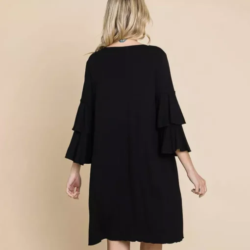 JEANS Minimekot>Culture Code Marianna trikoomekko musta