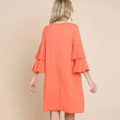 JEANS Minimekot></noscript>Culture Code Marianna trikoomekko living coral