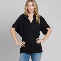 JEANS Lyhythihaiset Paidat Ja Topit>Culture Code Marina trikoopaita musta