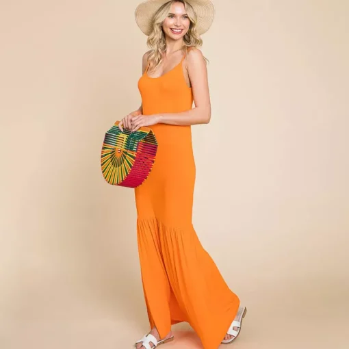 JEANS Maksimekot>Culture Code Mexxi trikoomekko new sunkist