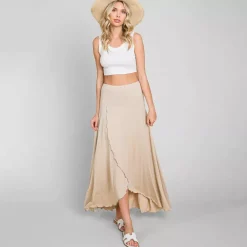 JEANS Hameet>Culture Code Nimue maksihame warm beige