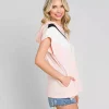 JEANS Lyhythihaiset Paidat Ja Topit | Hupparit>Culture Code Noa paita angel pink combo