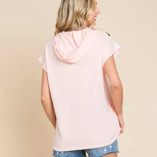 JEANS Lyhythihaiset Paidat Ja Topit | Hupparit>Culture Code Noa paita angel pink combo