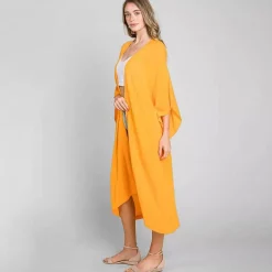 JEANS Takit | Plus!>Culture Code Raquel maxi kimono mari gold