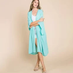 JEANS Takit | Plus!>Culture Code Raquel maxi kimono new sky limit