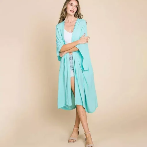 JEANS Takit | Plus!>Culture Code Raquel maxi kimono new sky limit