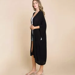 JEANS Takit | Plus!></noscript>Culture Code Raquel maxi kimono musta
