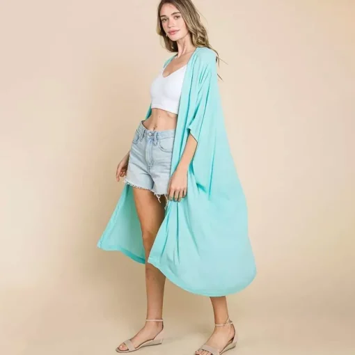 JEANS Takit | Plus!>Culture Code Raquel maxi kimono new sky limit