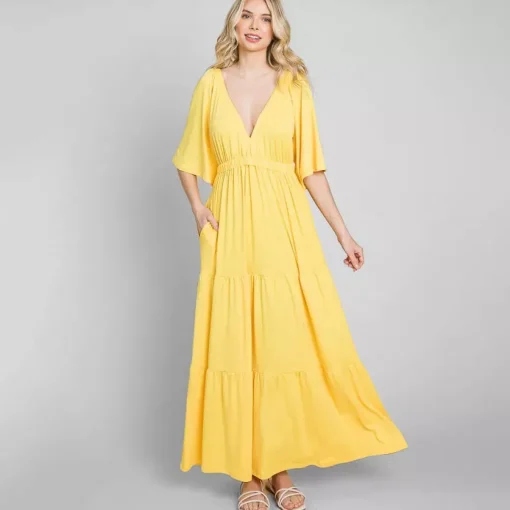 JEANS Maksimekot>Culture Code Renn maksimekko lemonade