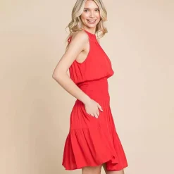 JEANS Minimekot>Culture Code Sawyer mekko apple red