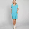 JEANS Minimekot>Culture Code Sierra t-paitamekko pastel teal