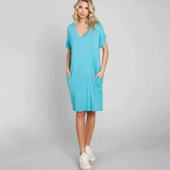 JEANS Minimekot>Culture Code Sierra t-paitamekko pastel teal