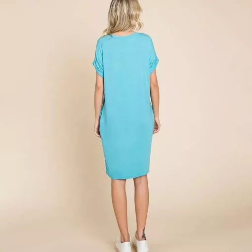 JEANS Minimekot>Culture Code Sierra t-paitamekko pastel teal