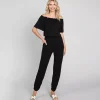 JEANS Jumpsuit-haalarit | Housut>Culture Code Taria jumpsuit musta