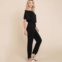 JEANS Jumpsuit-haalarit | Housut>Culture Code Taria jumpsuit musta