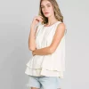 JEANS Lyhythihaiset Paidat Ja Topit>Culture Code Valda toppi new ivory