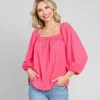 JEANS Lyhythihaiset Paidat Ja Topit>Culture Code Verah paita lemonade pink