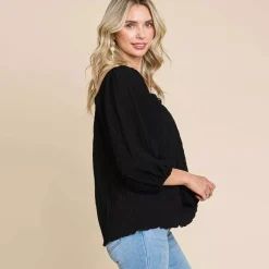 JEANS Lyhythihaiset Paidat Ja Topit>Culture Code Verah paita musta