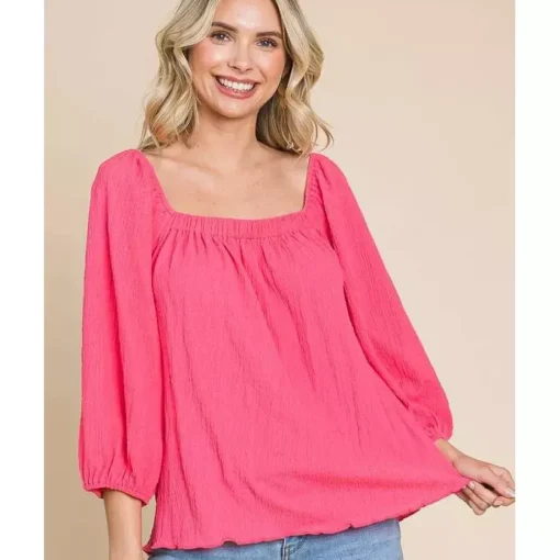 JEANS Lyhythihaiset Paidat Ja Topit>Culture Code Verah paita lemonade pink